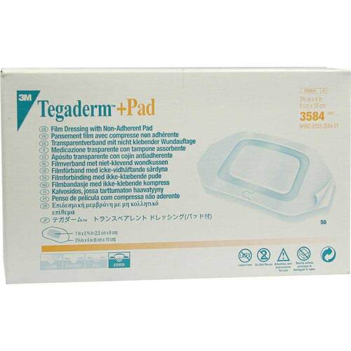 Tegaderm 3M Plus Pad 6x10cm Fertigverband 3584 - 1