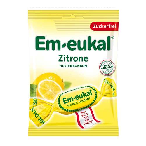 Em-eukal Hustenbonbons Zitrone zuckerfrei - 1