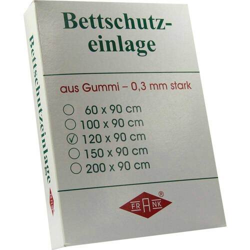 Betteinlage 120x90cm wei&szlig; Gummiplatte 0,3 mm - 1