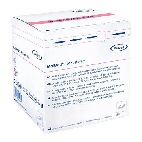 Maimed Mullkompresse steril 5x5cm 12fach - 1