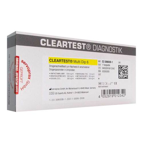 Drogentest Multi Dip 6 Amp - 1