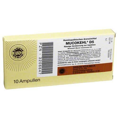 Mucokehl Ampullen D 5 - 1