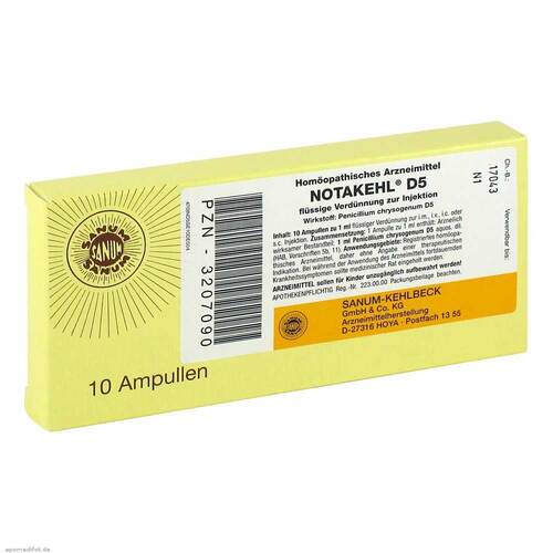 Notakehl D 5 Ampullen - 1