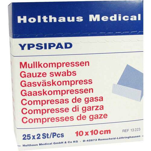 Mullkompressen Ypsipad 10x10 cm steril 8-fach - 1