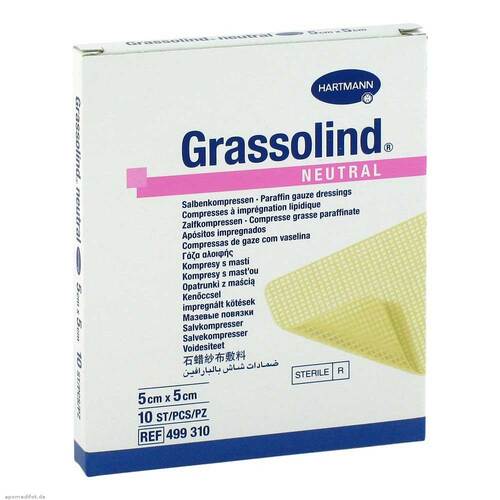 Grassolind Salbenkompressen 5x5 cm steril - 1