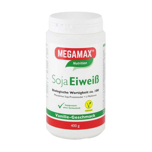 Megamax Soja Eiwei&szlig; Vanille Pulver - 1