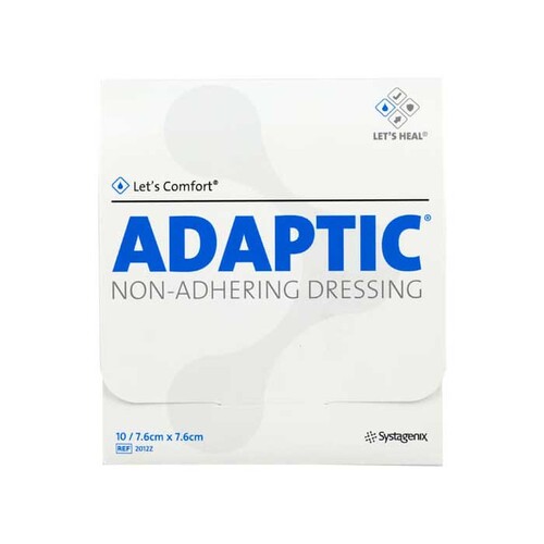 Adaptic 7,6x7,6cm feuchte Wundauflage - 1