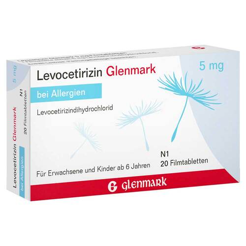 Levocetirizin Glenmark 5 mg Filmtabletten - 1