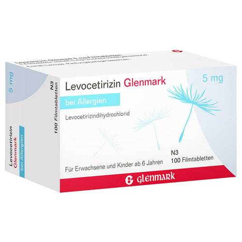 Levocetirizin Glenmark 5 mg Filmtabletten - 1