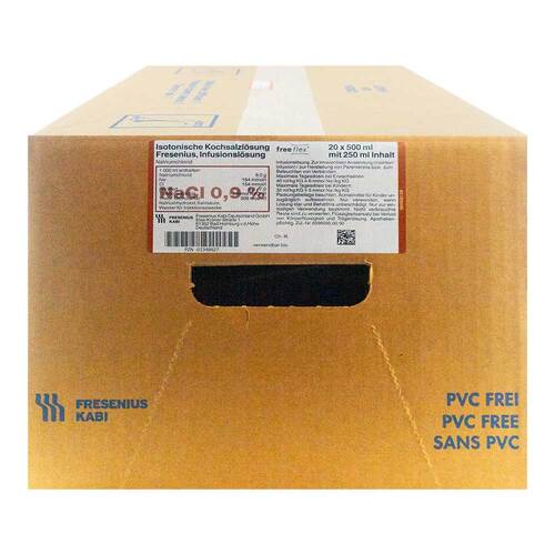 Isotonische Kochsalzl&ouml;sung 500ml halbgef&uuml;ll.freeflex - 1
