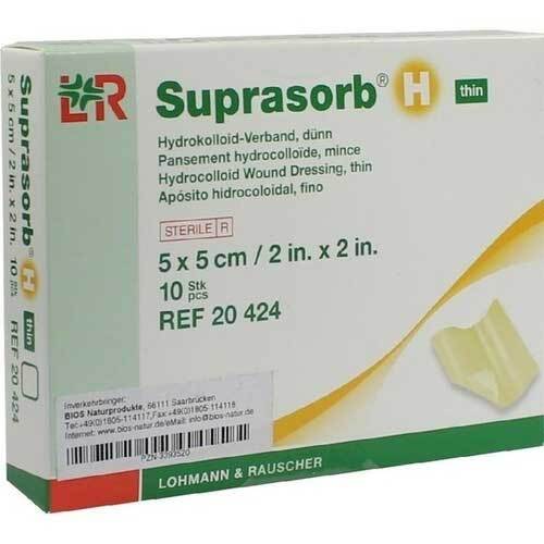 Suprasorb H Hydrokolloidverband 5x5cm d&uuml;nn - 1