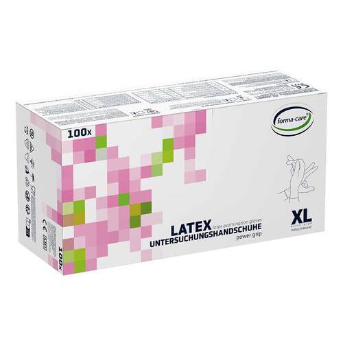 Forma Care Latex power grip Handschuhe Gr&ouml;&szlig;e XL - 1