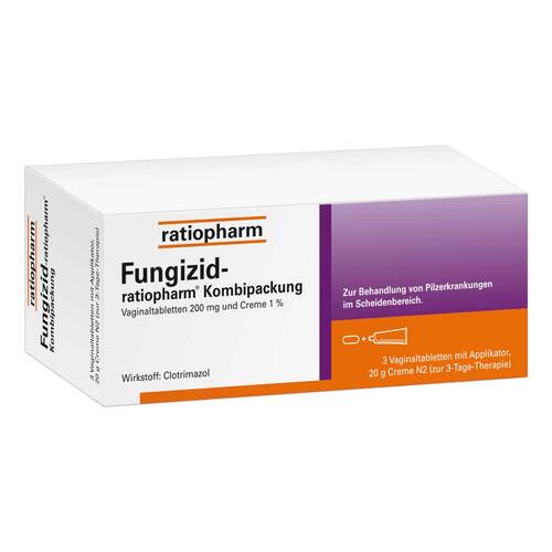 Fungizid ratiopharm 3 Vaginaltabletten - 1