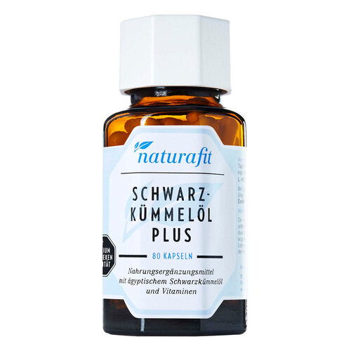Naturafit Schwarzk&uuml;mmel &Ouml;l Plus Kapseln - 1