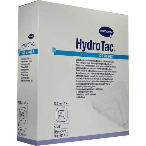 Hydrotac comfort Schaumverband 12,5x12,5 cm steril - 1