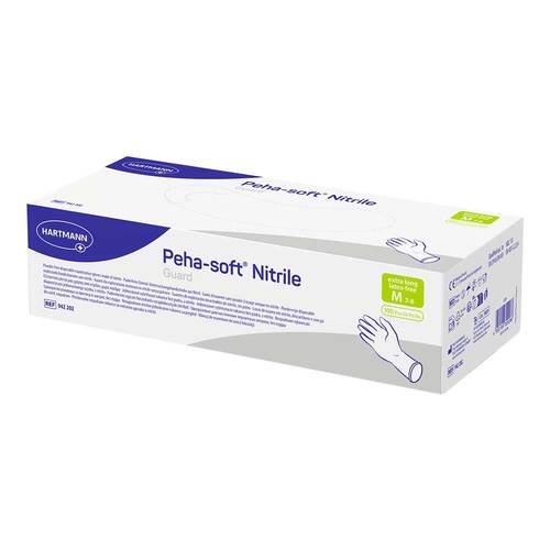 Peha Soft nitrile guard Untersuchungshandschuhe puderfrei unsteril M - 1