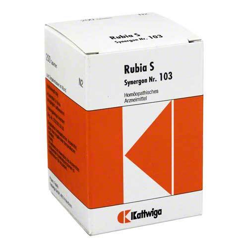 Synergon 103 Rubia S Tabletten - 1