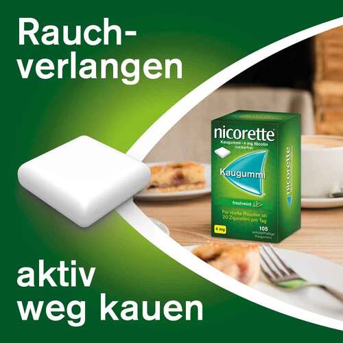 nicorette® Kaugummi freshmint, 4 mg Nikotin - 3