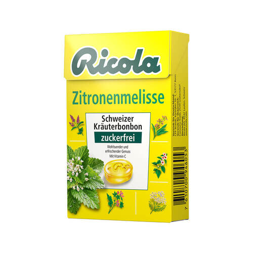 Ricola ohne Zucker Box Zitronenmelisse - 1