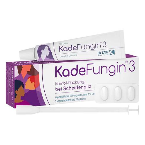 Kadefungin 3 Kombipackung G Creme 3 Vaginaltabletten