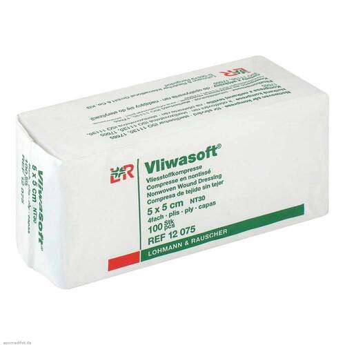 Vliwasoft Vlieskompressen 5x5cm 4-lagig unsteril - 1