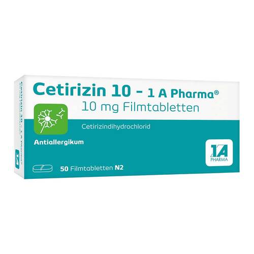 Cetirizin 10 – 1 A Pharma® Filmtabletten - 1