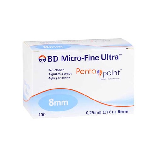 BD Micro-Fine Ultra Pen-Nadeln 0,25x8 mm - 1