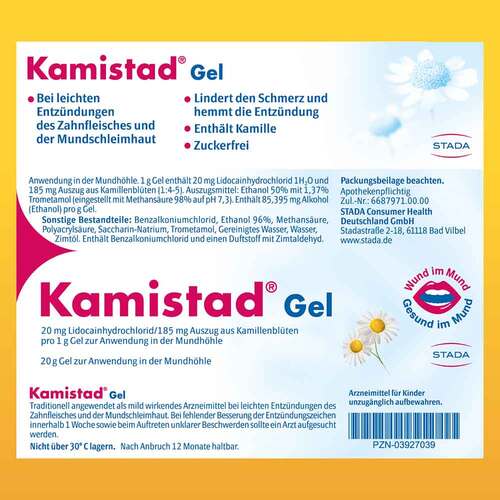 Kamistad Gel bei Zahnfleischentz&uuml;ndungen und Aphten - 10