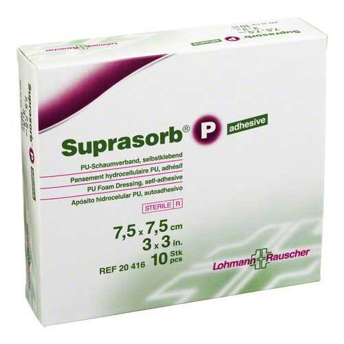 Suprasorb P PU-Schaumv.7,5x7,5cm selbstklebend - 1