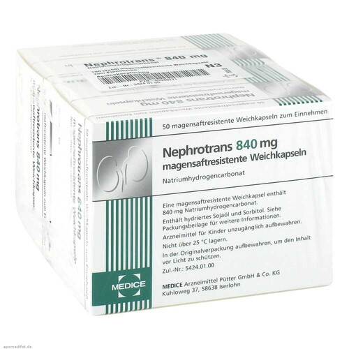 Nephrotrans 840 mg magensaftresistente Kapseln - 1
