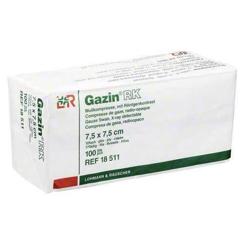 Gazin Kompressen 7,5x7,5cm 1 - 1