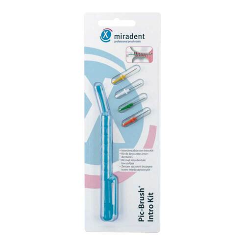 Pic Brush Intro Kit blau 1 Griff + 4 B&uuml;rst. - 1