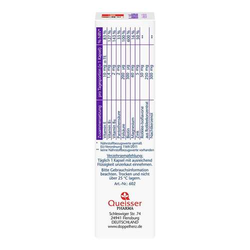 Doppelherz Meno Rotklee+Nachtkerzen&ouml;l+Biotin Kapseln - 2