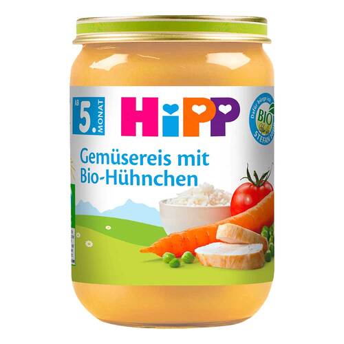 Hipp Men&uuml; n.d.4 Mon. Gem&uuml;sereis mit BioH&uuml;h. - 1