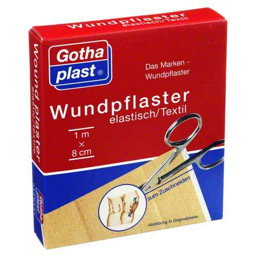 Gothaplast Wundpflaster elastisch 1mx8cm Euroaufh&auml;nger - 1