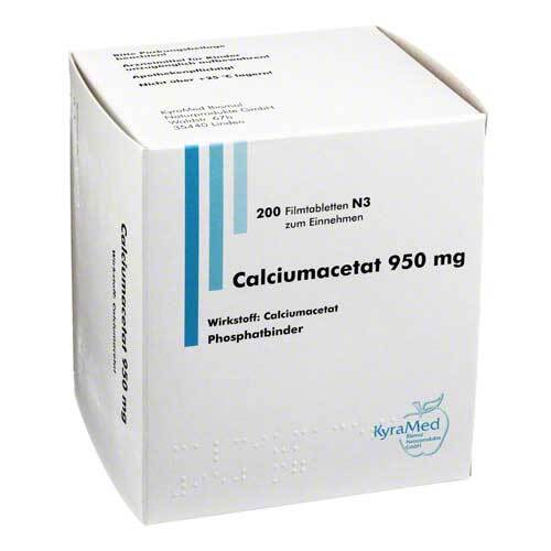 Calciumacetat 950 mg Filmtabletten - 1