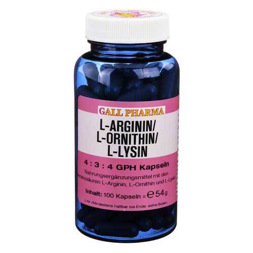 L-Arginin / L-Ornithin / L-Lysin 4:3:4 GPH Kapseln - 1