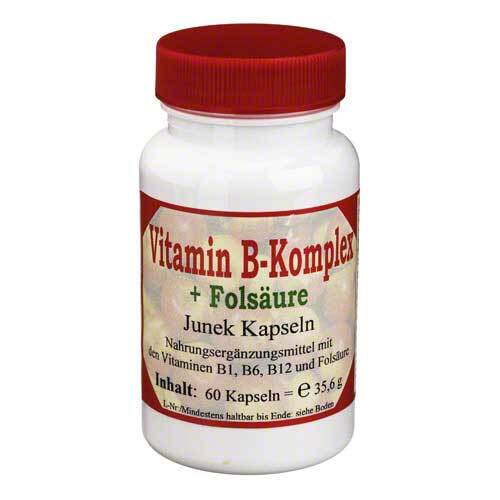 Vitamin B Komplex + Fols&auml;ure Junek Kapseln - 1