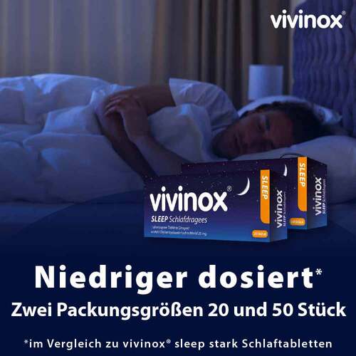 vivinox® SLEEP Schlafdragees bei Schlafst&ouml;rungen &amp; Einschlafproblemen - 5