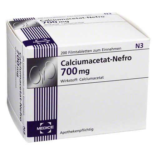 Calciumacetat Nefro 700 mg Filmtabletten - 1