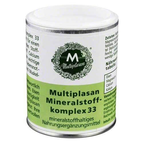 Multiplasan Mineralstoffkomplex 33 Tabletten - 1