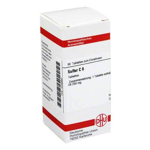 DHU Sulfur C 6 Tabletten - 1