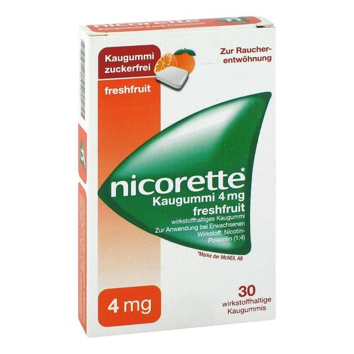 Nicorette 4 mg freshfruit Kaugummi - 1