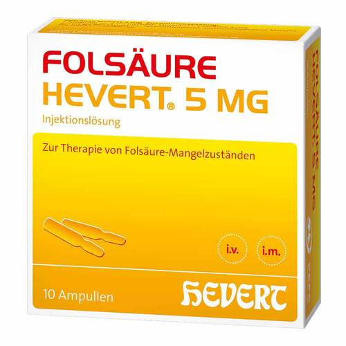 Fols&auml;ure Hevert 5 mg Ampullen - 1