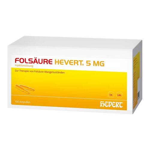 Fols&auml;ure Hevert 5 mg Ampullen - 1