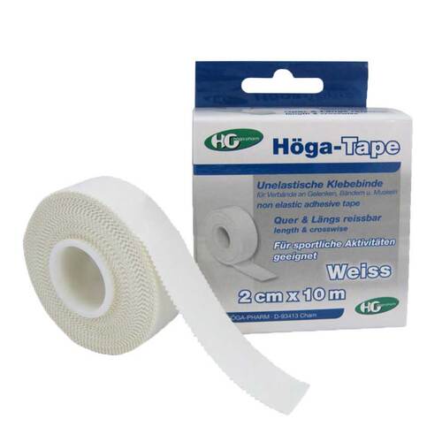 H&ouml;ga Tape 2 cm x 10 m wei&szlig; - 1