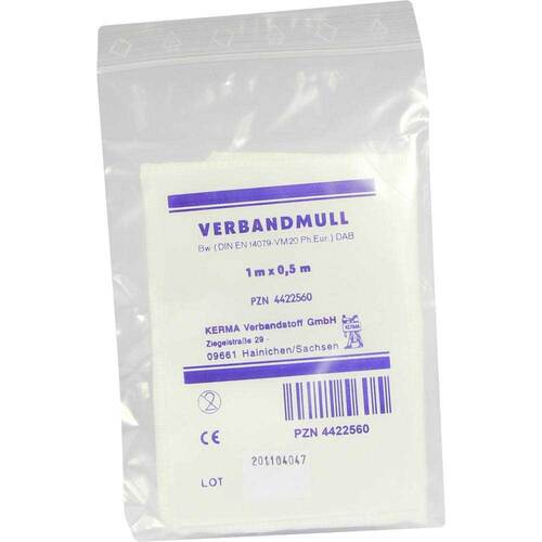 Verbandmull 0,5x1m unsteril - 1