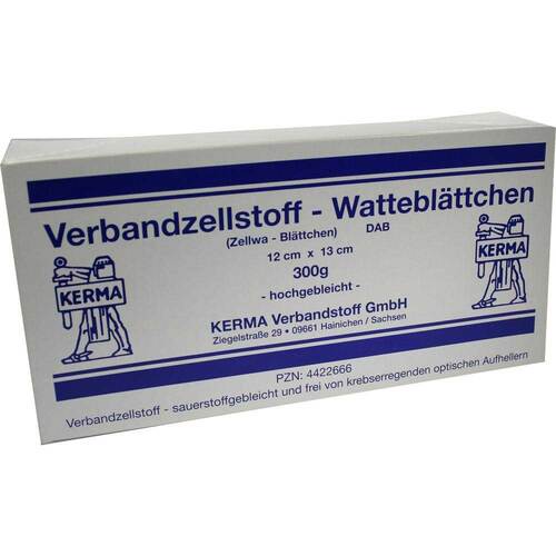 Verbandzellstoff Wattebl&auml;ttch.12x13cm hochgebl. - 1