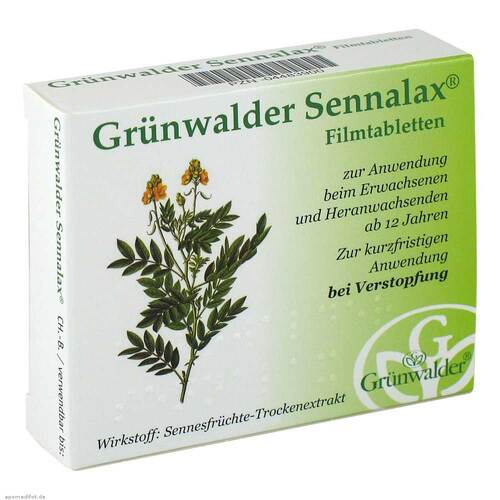 Gr&uuml;nwalder Sennalax Filmtabletten - 1