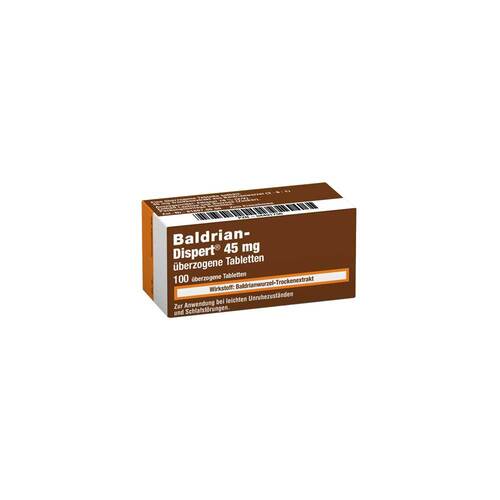 Baldrian Dispert 45 mg &uuml;berzogene Tabletten - 1